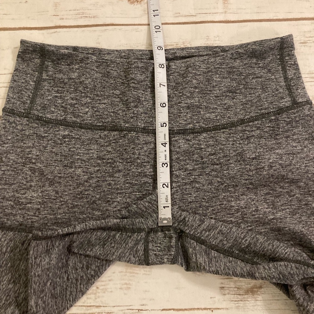 Patagonia Centered Crops Heather Gray Space Dye Leggings Medium - Picture 4 of 12